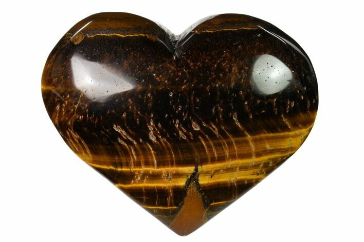 Polished Tiger's Eye Heart #148740